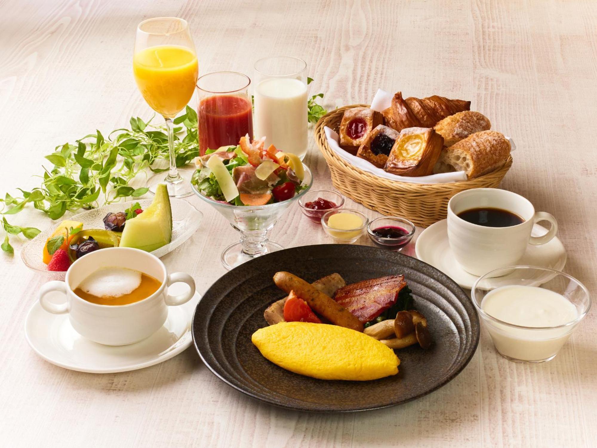 Hotel Granvia Kyōto Exterior foto A typical breakfast
